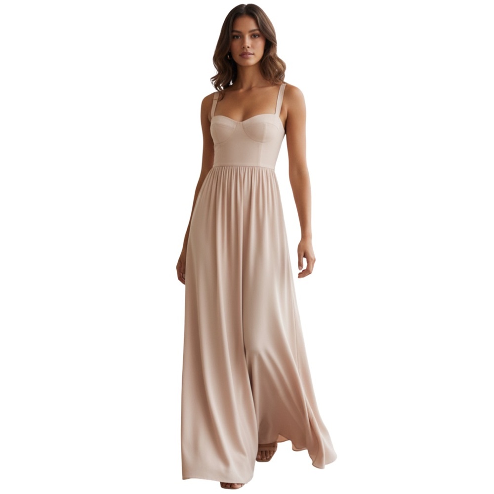 NWT-Reformation Gown Hollyhock Dress - Picture 1 of 6